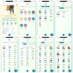 Full view of Level 71 account collection including hundreds of Shiny and Legendary creatures