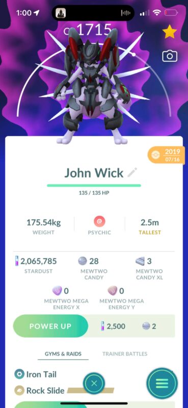 armored mewtwo account id 566a