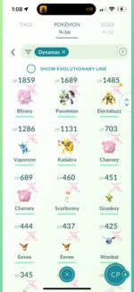 Dynamax Pokemon Go Collection Blissey Passimian Electabuzz